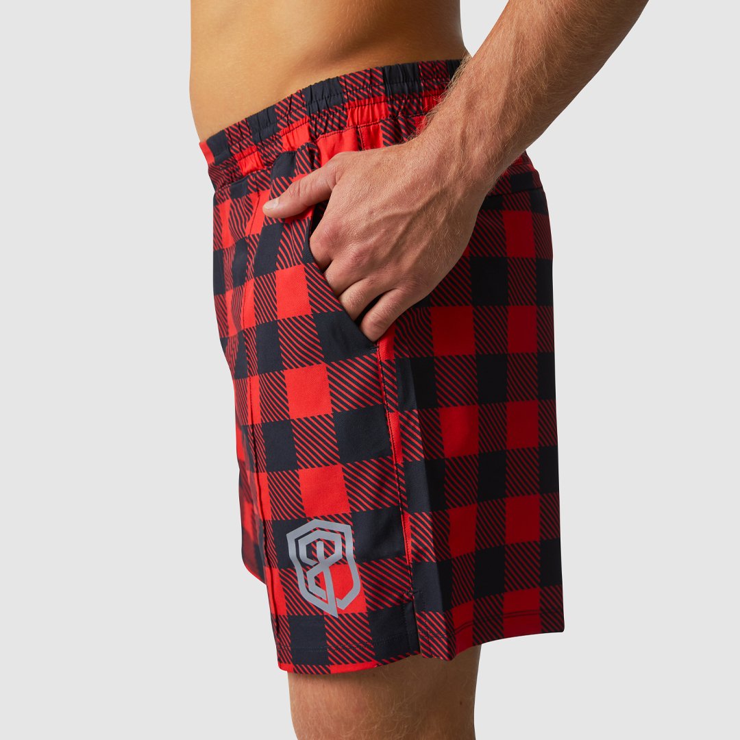 Training Short (Buffalo Plaid)