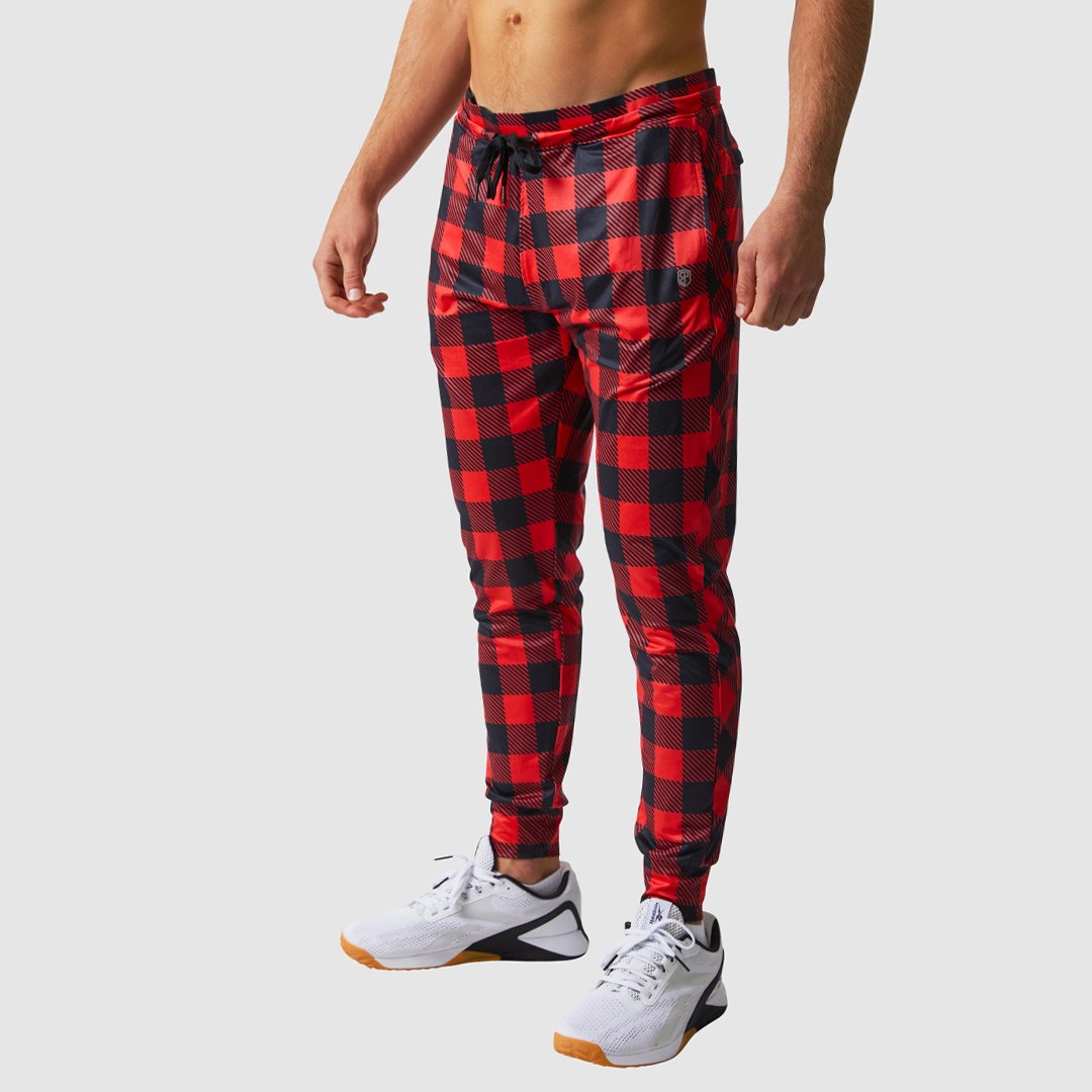 Men's Rest Day Athleisure Jogger (Buffalo Plaid)