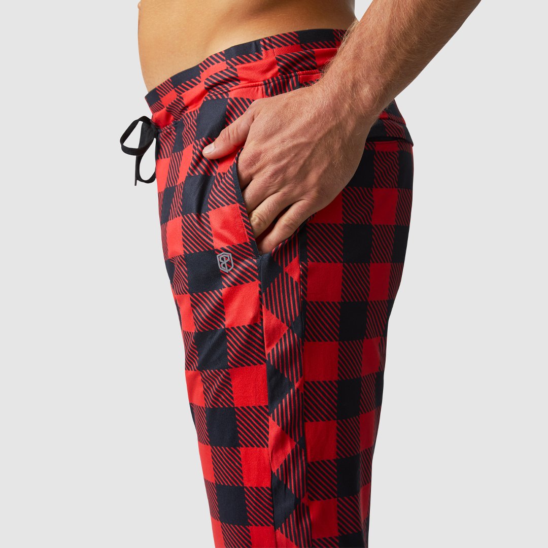 Men's Rest Day Athleisure Jogger (Buffalo Plaid)