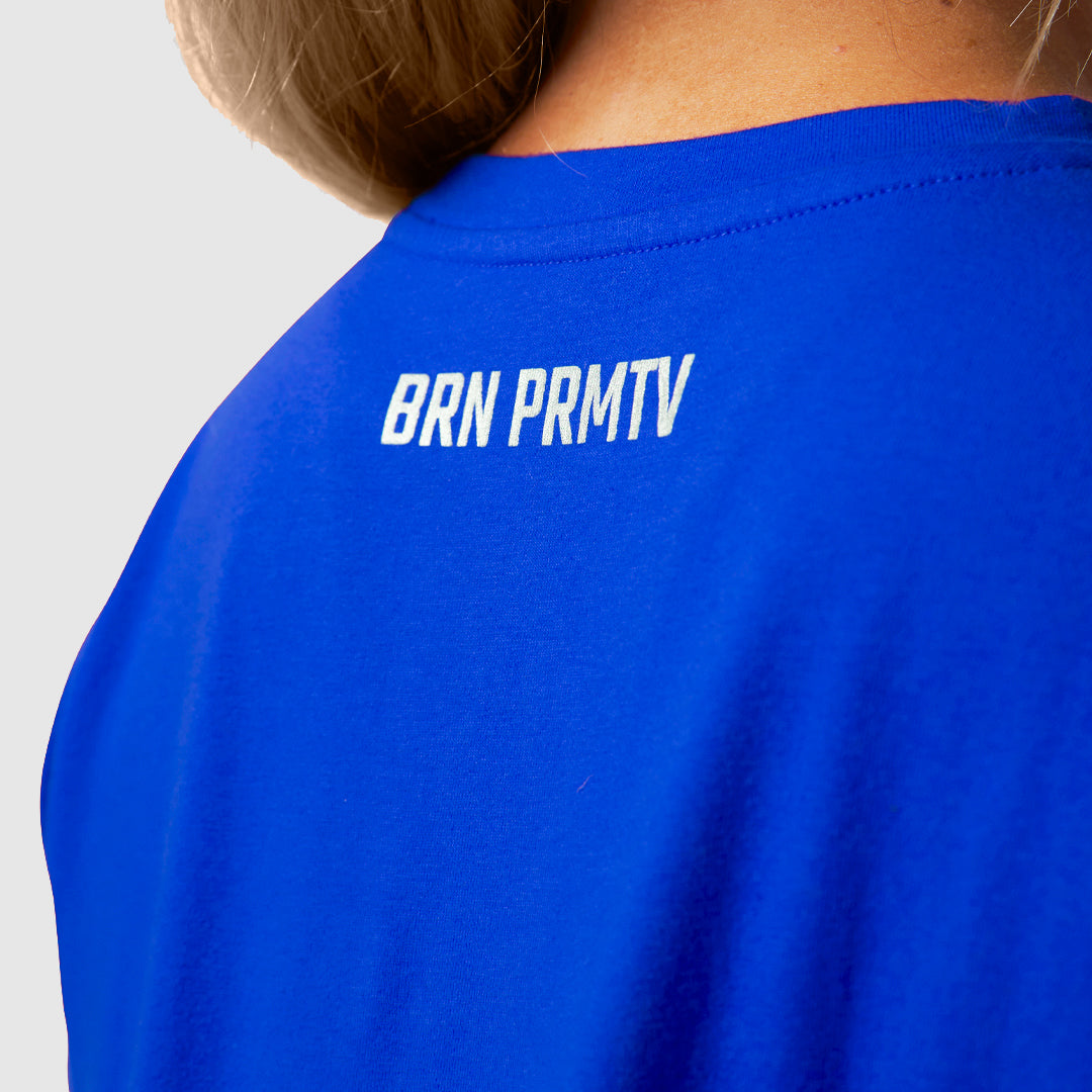 Training Crop Tee (Electric Royal)