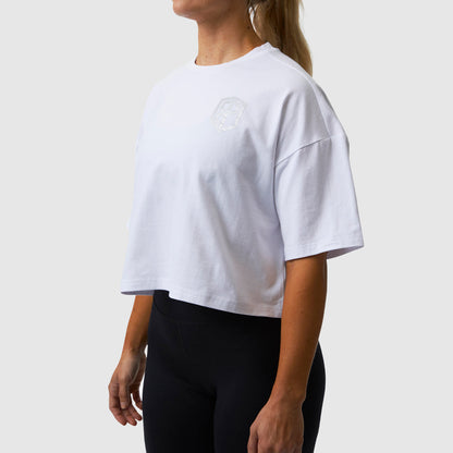 Training Crop Tee (White)