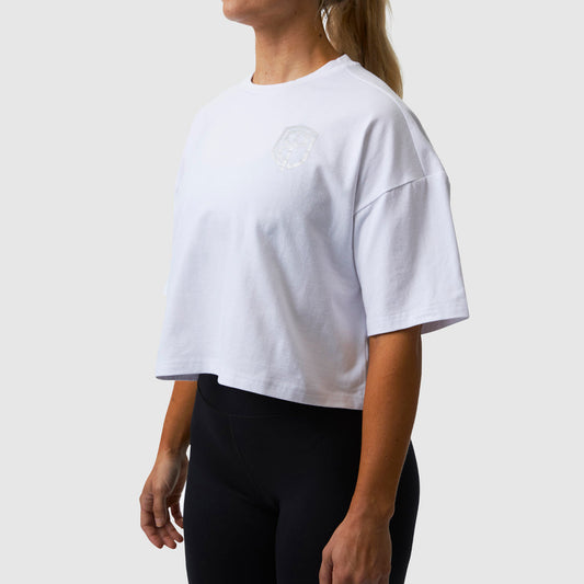 Training Crop Tee (White)