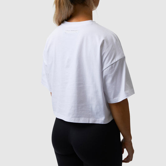 Training Crop Tee (White)