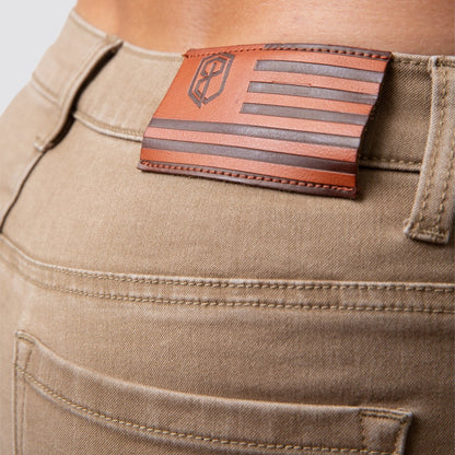 FLEX Stretchy Jort (Khaki)