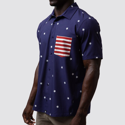 Voyager Button Up(Star and Stripes)