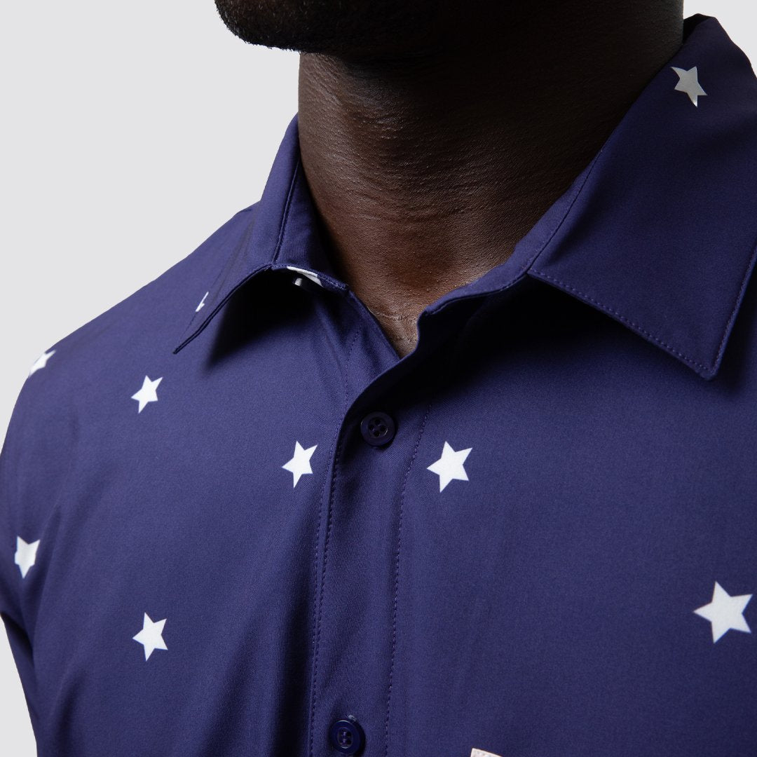 Voyager Button Up(Star and Stripes)