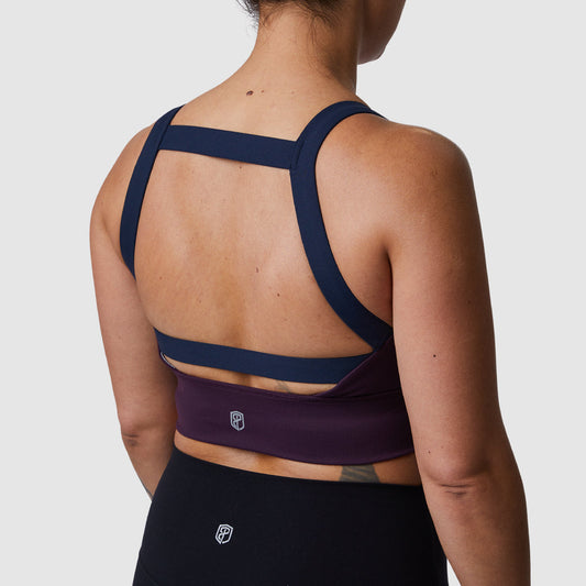Moxie Full Throttle Sports Bra (Plum)