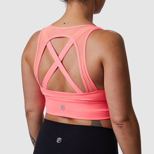 X-Factor Full Throttle Sports Bra (Coral)