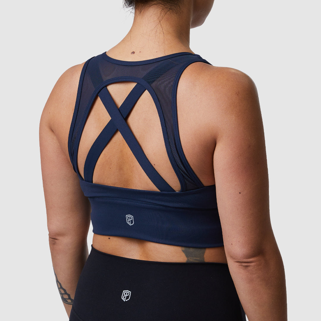 X-Factor Full Throttle Sports Bra (Navy)