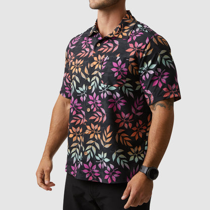 Voyager Button Up (Floral Camo)