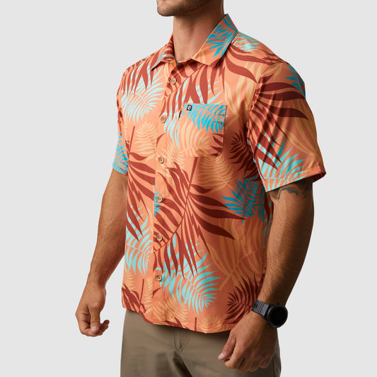 Voyager Button Up (Electric Leaves)