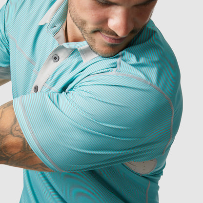 Men's Tek Polo (Ocean Glass)