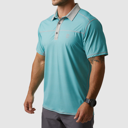 Men's Tek Polo (Ocean Glass)