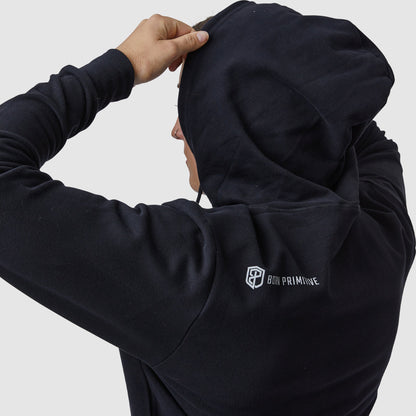 Zip Up Unmatched Unisex Hoodie (Black)