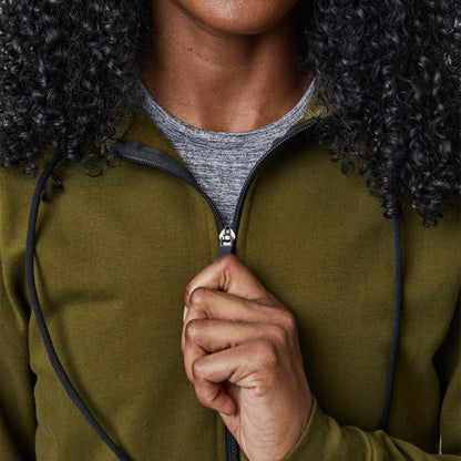 Zip Up Unmatched Unisex Hoodie (Tactical Green)