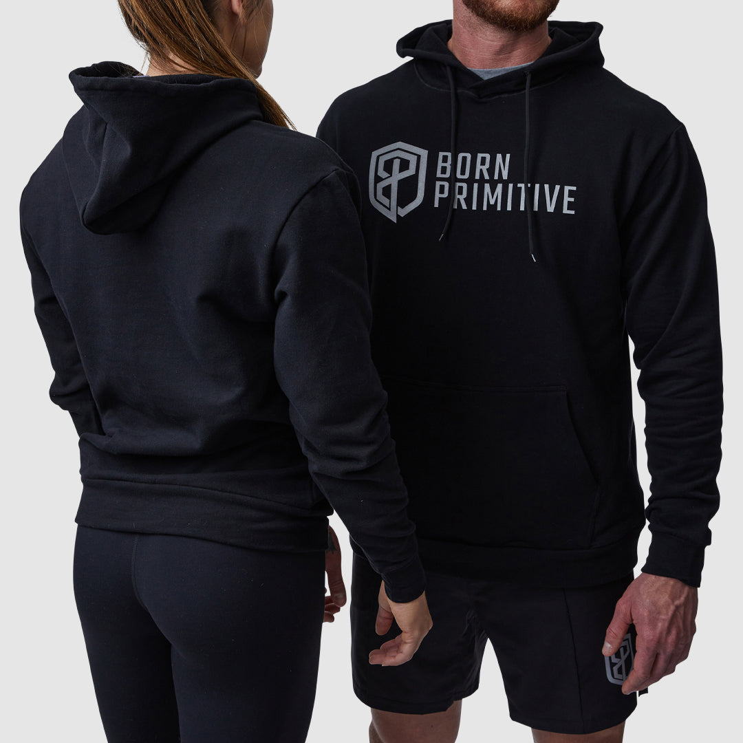 Unmatched Unisex Hoodie (Brand Strength-Black)