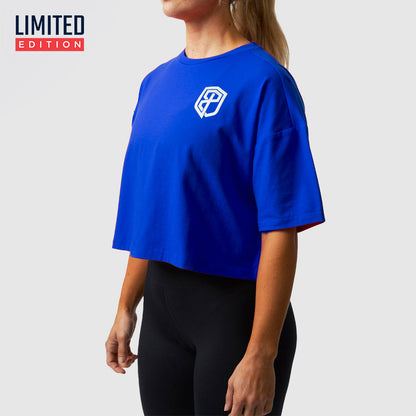 Training Crop Tee (Electric Royal)