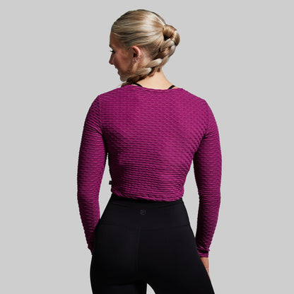 Summit Crop Top (Magenta)