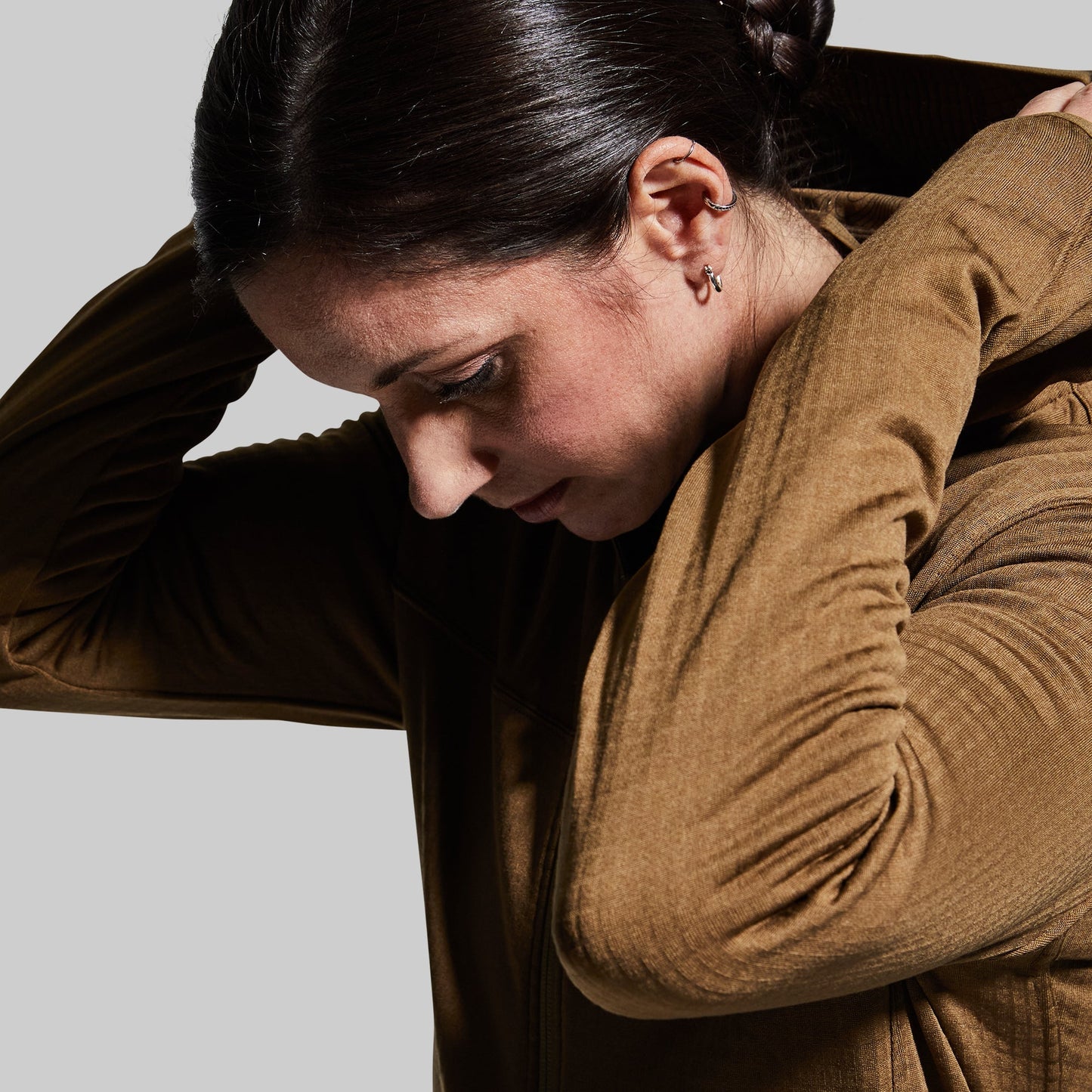 Women's Quiver Full Zip Hoodie (Coyote Brown)