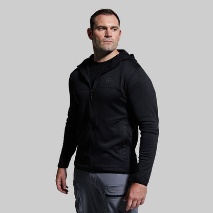 Men's Quiver Full Zip Hoodie (Black)