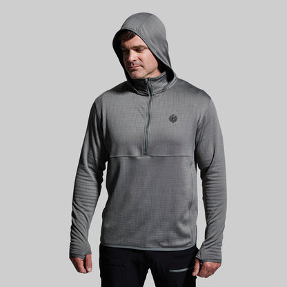 Men's Quiver Half Zip Hoodie (Wolf Grey)