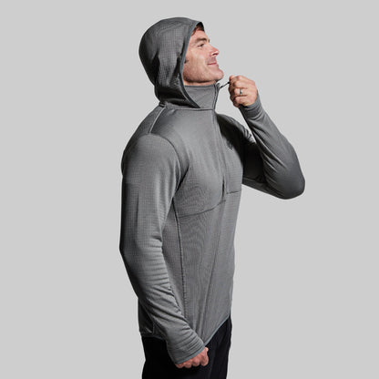 Men's Quiver Half Zip Hoodie (Wolf Grey)