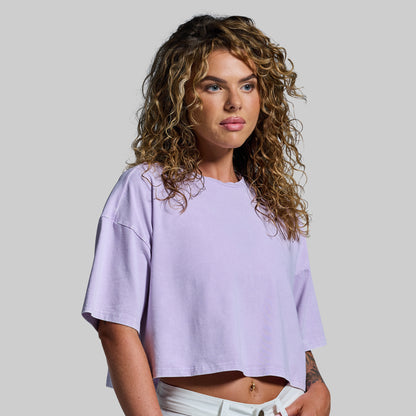 Training Crop Tee 2.0 (Washed Orchid)