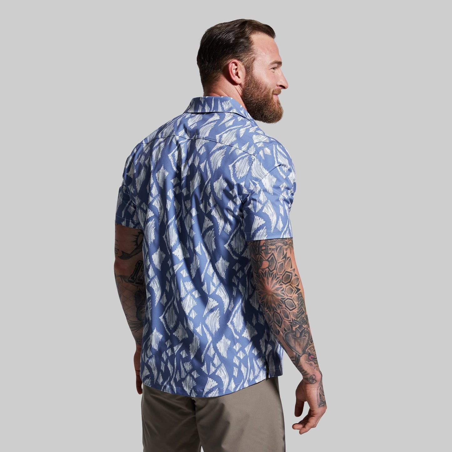 Voyager Button Up (Blue Peak)