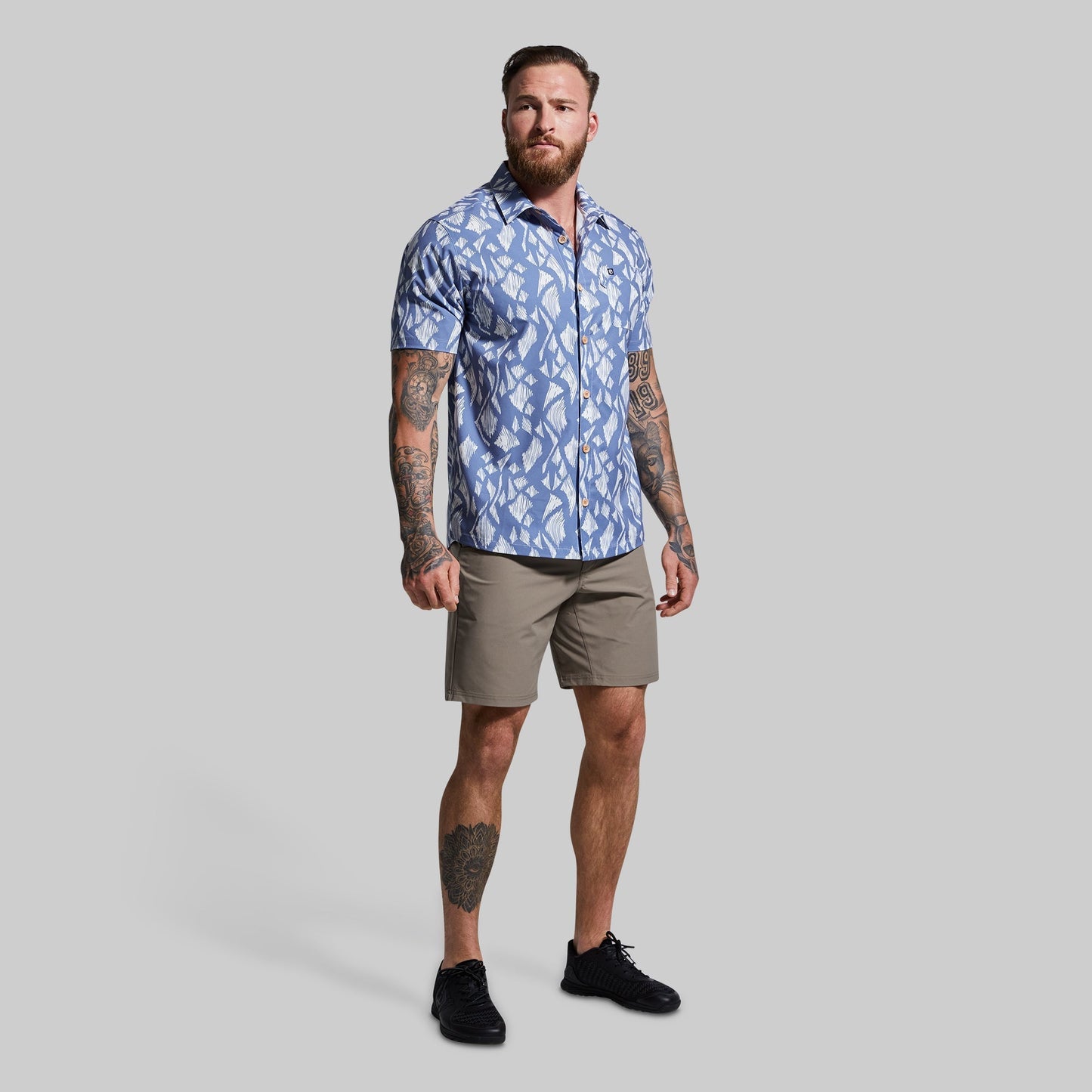 Voyager Button Up (Blue Peak)
