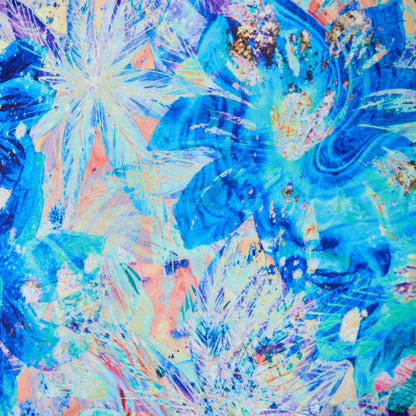 Riptide One Piece Swimsuit (Bright Blue/Iridescent Iris)