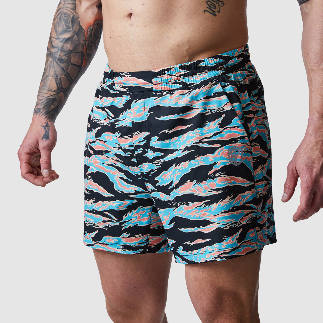 Vibe Short w/ Compression (Miami Tiger Stripe)