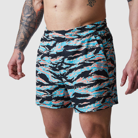 Vibe Short w/ Compression (Miami Tiger Stripe)