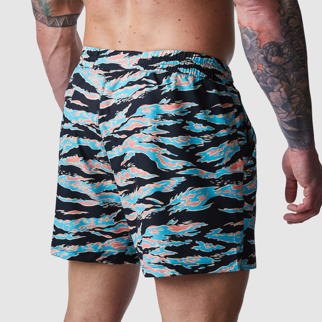 Vibe Short w/ Compression (Miami Tiger Stripe)